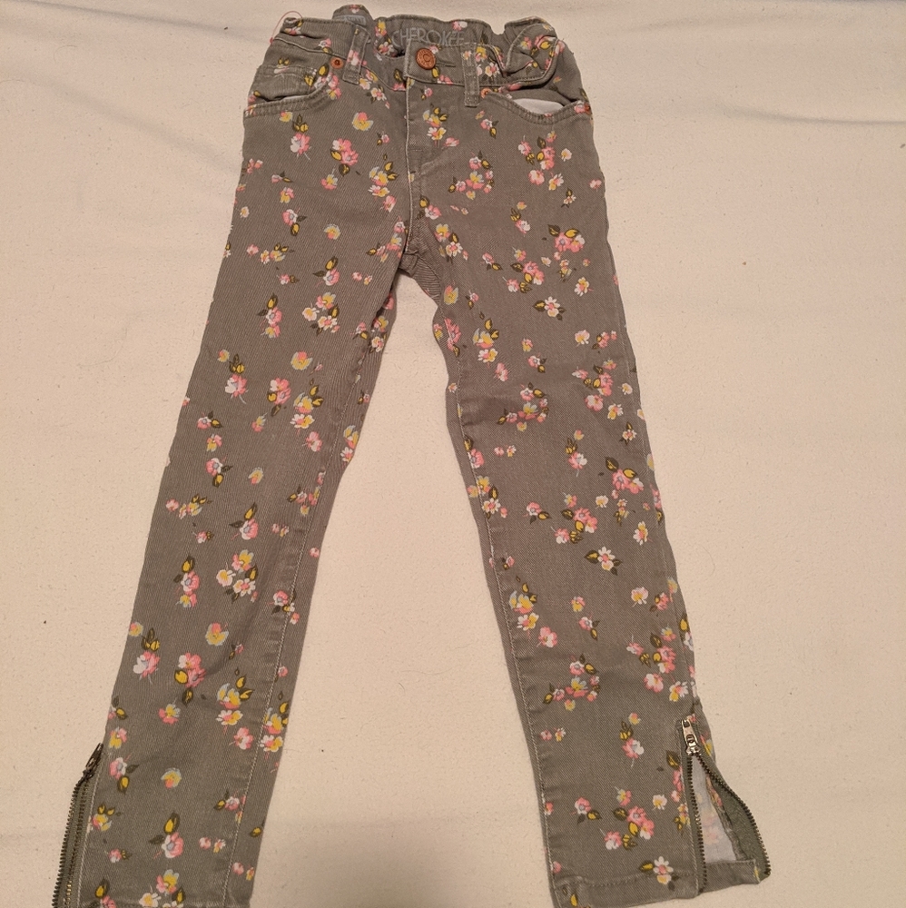 Flower jeans